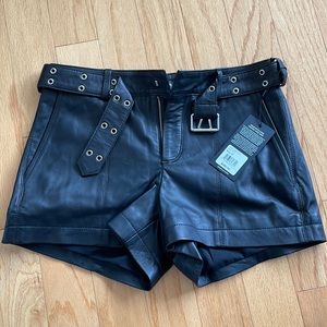 Brand New Hudson Leather Shorts!